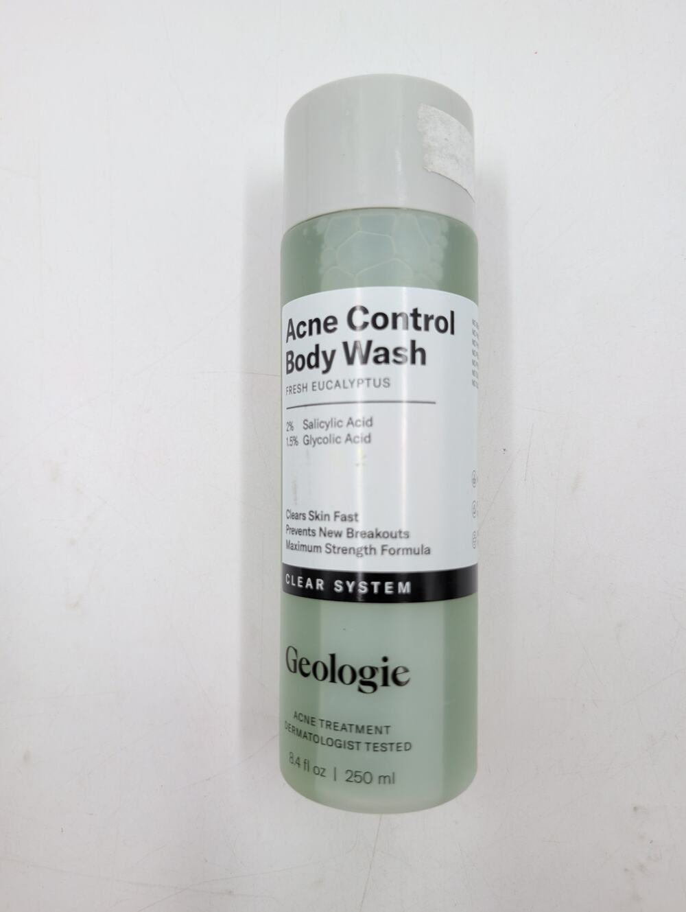 NEW Geologie Clear System Acne Control Body Wash -8.4 fl oz